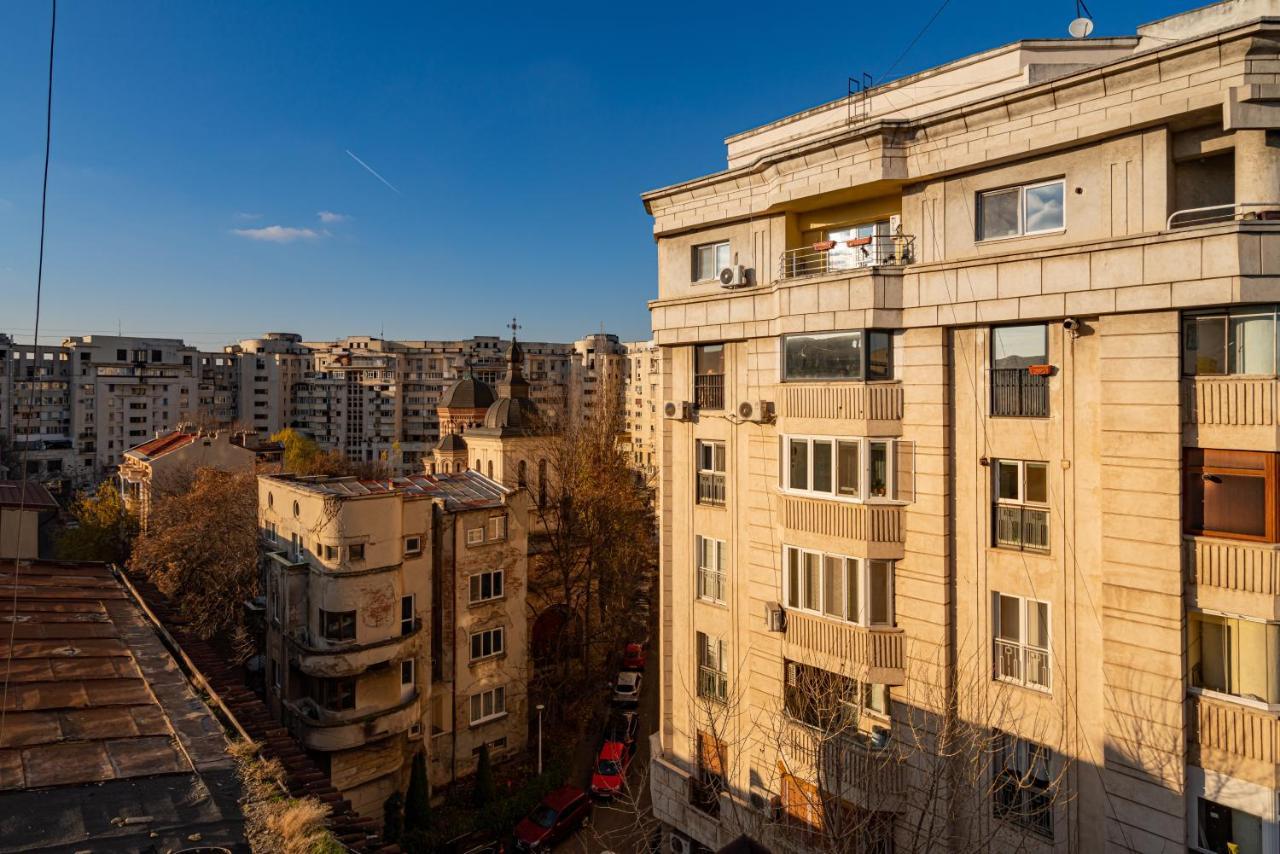 Golden View - Breathtaking Location In Bucharest Apartment ภายนอก รูปภาพ